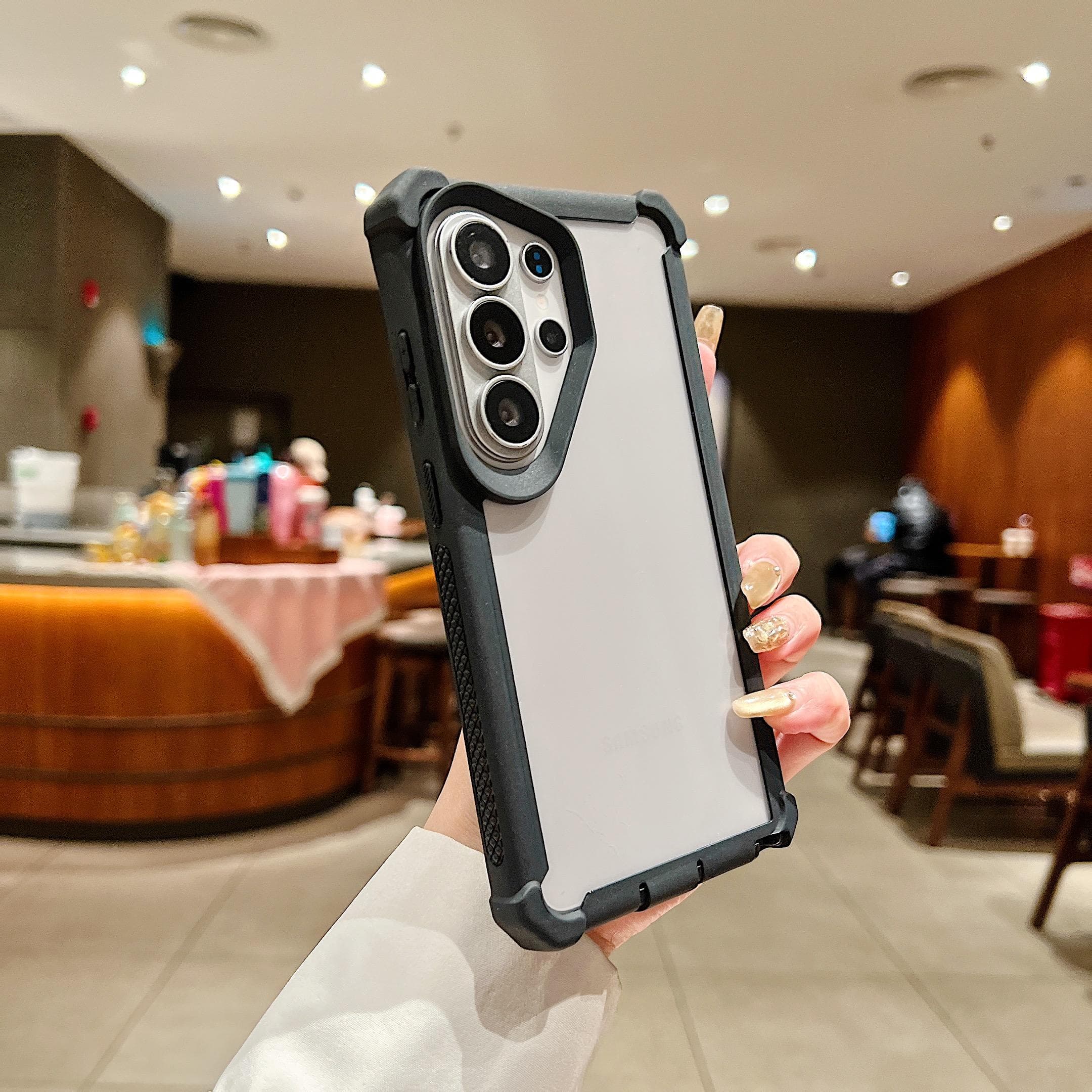 TEMU Phone Case: Case For S26 Ultra, S23+/s24 Plus, S25 Ultra, -one Case For S25, Air Cushion Case For S25, Thickened 6-layer Drop-proof Protective Cover For S25 Ultra