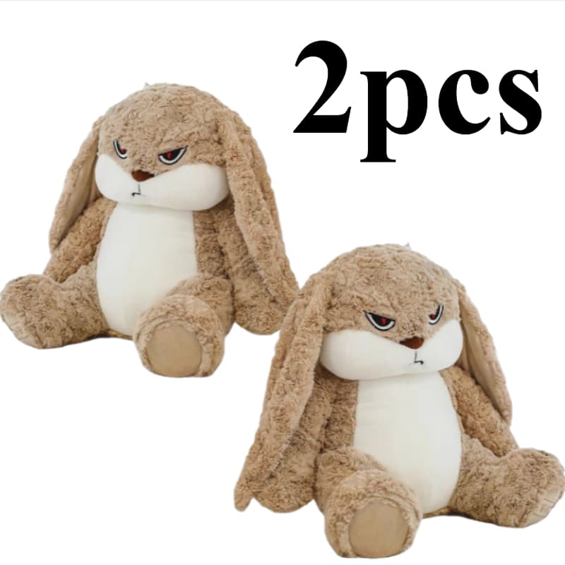 TEMU Set Of 2 Soft Toys For Pets, Featuring A 10.8-inch Rabbit Design That Cats . Its And It A Perfect Gift To Keep Your Pet Entertained, Without Battery