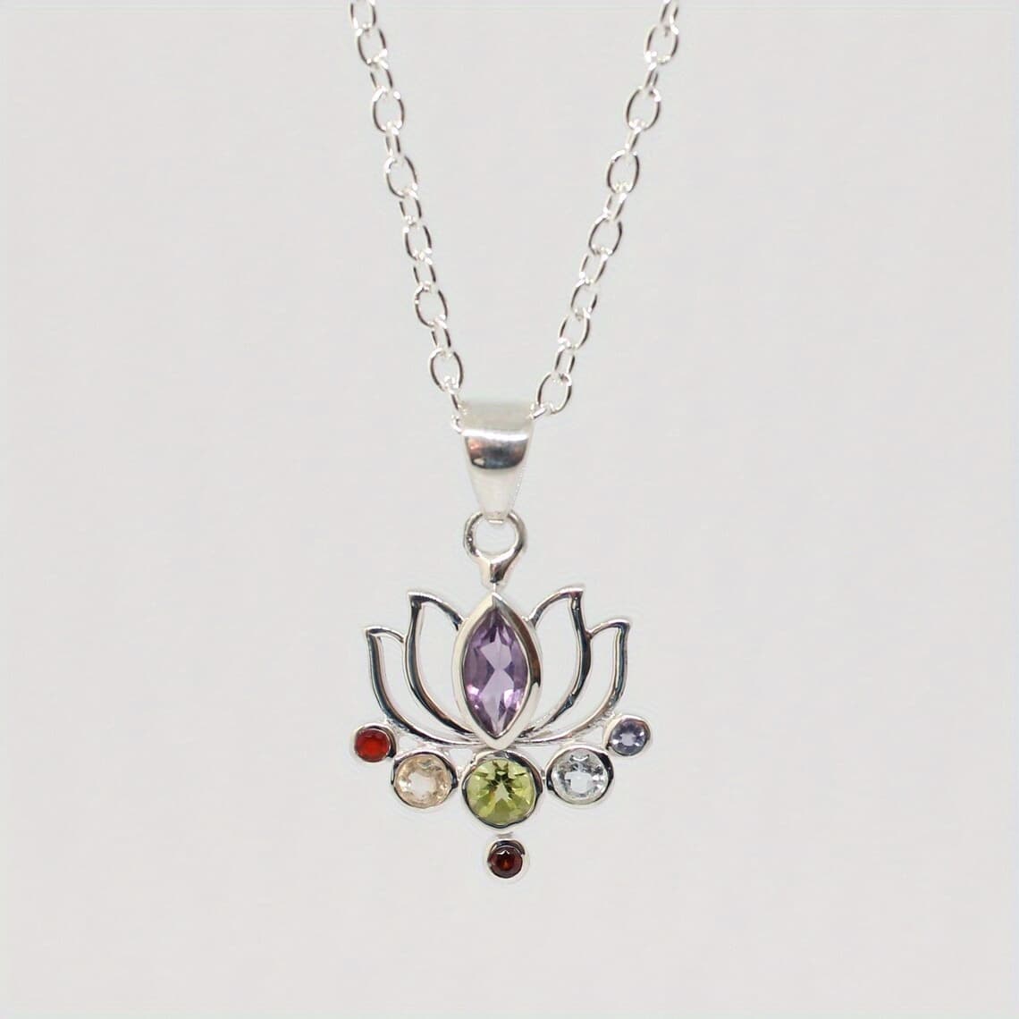 TEMU Unique Lotus Pendant Necklace For Occasions: Perfect For Halloween, Christmas, Thanksgiving, Birthdays, And Anniversaries