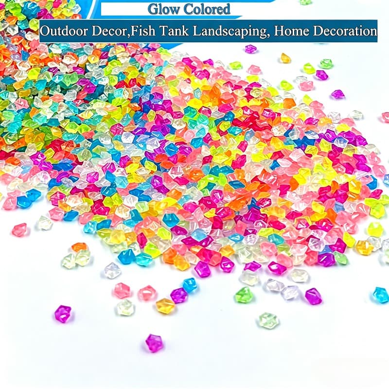 TEMU 800pcs Per Bag. Ultra-mini -the-dark Decorations, Perfect For Gardening, Outdoor Decorating, Aquariums, Garden Weddings, Parties, Festivals, And Aquarium Decorations—outdoor Landscaping, Reusable