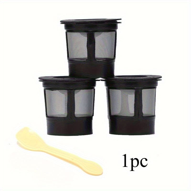 TEMU Reusable Bpa-free Fit Black For Coffee Makers(sending Spoons):perfect For 1.0 And 2.0