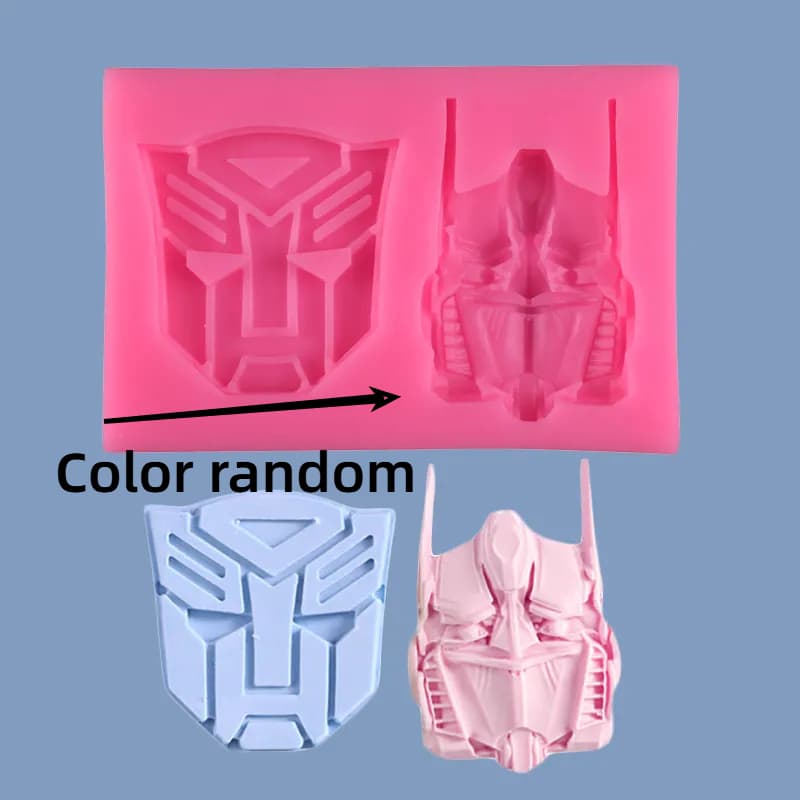 TEMU 1pc Transformers Theme Car Emblem And Robot Face Suitable For Parties And Holidays Random Color