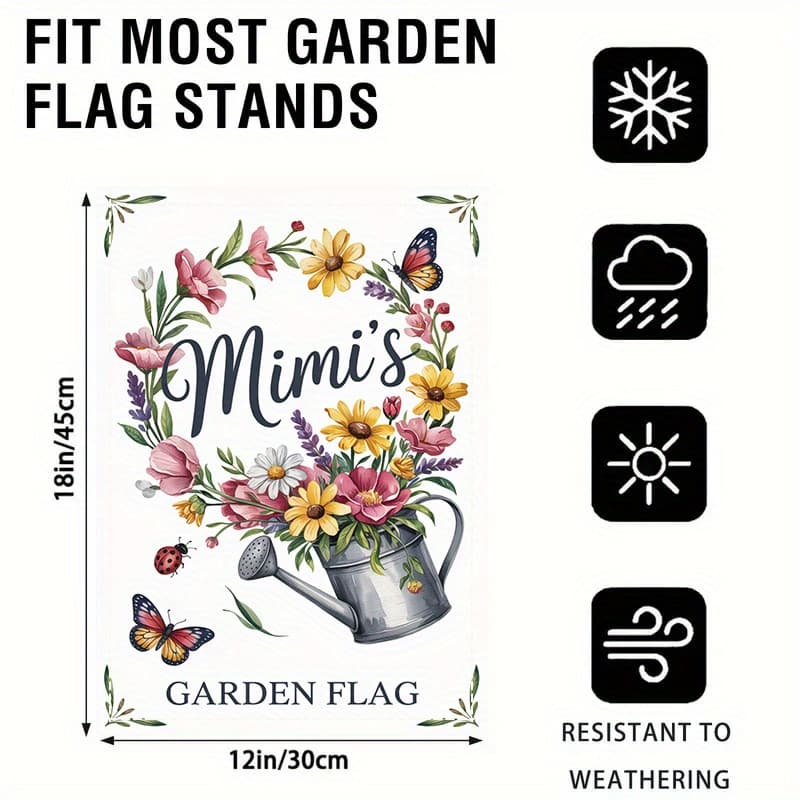 TEMU 2d Flat, 2d Flat 1pc, Flag, Double-sided, Washable, Multi-functional Festive Yard Decoration Flag, 12x18 Inches, No Electricity Required, Suitable For Lawns, Or Gardens (excluding Poles), 2d Flat