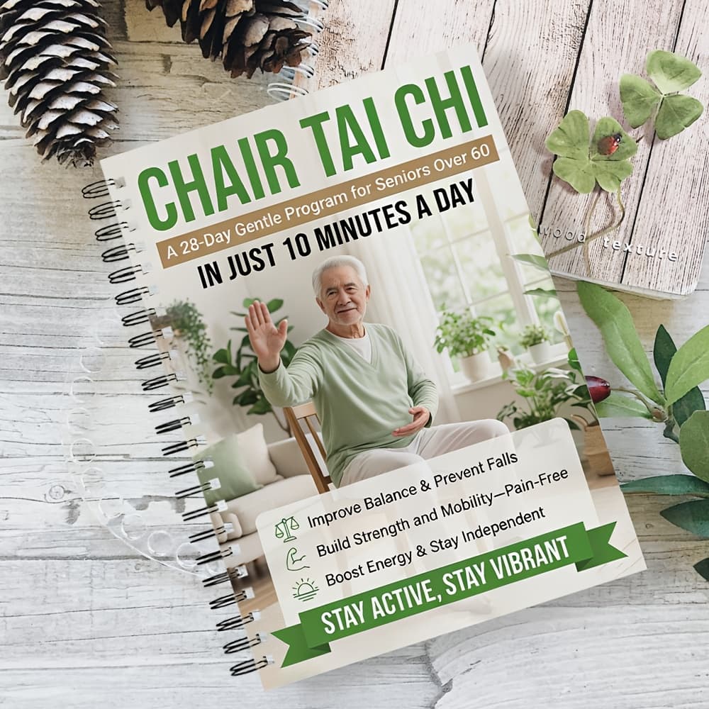 TEMU Tai Chi Chair Fitness Program For Seniors Over 60: Spiral-bound Exercise Manual - 10-minute Workouts To Improve Balance, Joint Pain, Prevent , , And - Tai Chi Chair Daily Exercise Guide