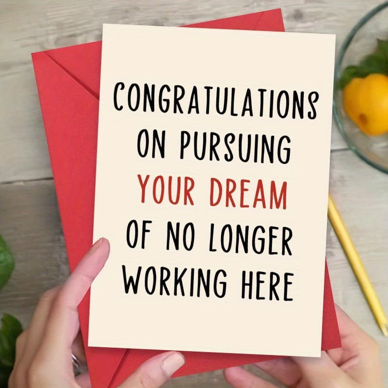 TEMU A Fun And Card To Congratulate On Their Retirement, Filled With For Coworkers , Making It A For A Retirement Party
