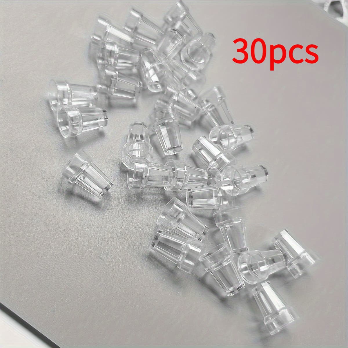 TEMU 20/30pcs Of Transparent Acrylic Mini Cups, Tiny Empty Cups, Craft Accessory Components