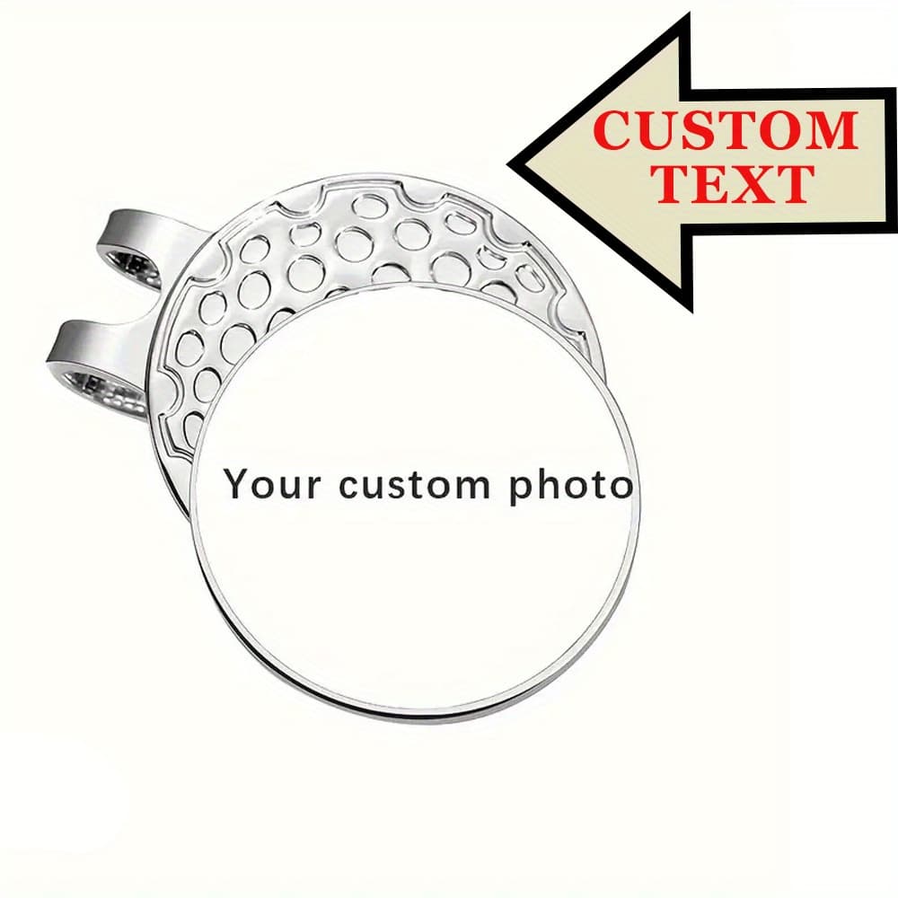 TEMU Personalized Magnetic Hat Clip With Ball Marker Golf Hat Clip Accessories Easy To And