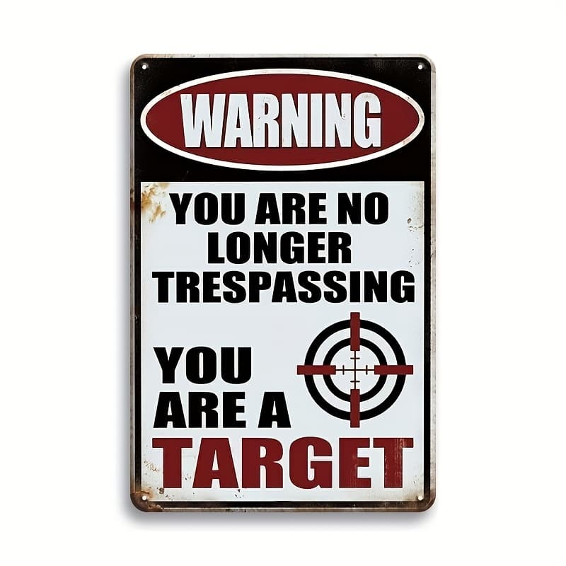 TEMU Humorous "" Sign - Retro Wooden Wall Decoration Suitable For Bars, Garages, Gardens | Wood Vintage Warning Sign With "you Are No An Intruder, You Are " Message, Indoor/outdoor For, Cave, Entryway