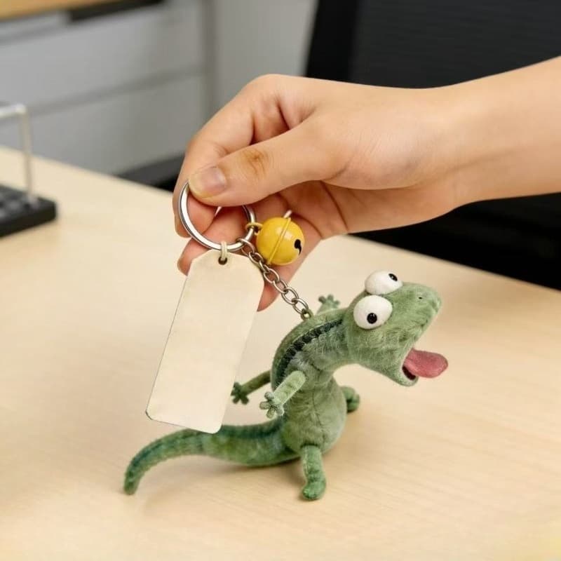 TEMU Mint Green Small Lizard Charm, Soft And Three-dimensional Bag Pendant, Perfect Gift For