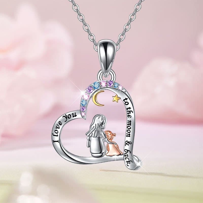 TEMU Stylish And Unique Necklace Set For Mothers And Daughters, Perfect For Parties And Special Occasions, Making It An Ideal Gift For Christmas Or Birthdays