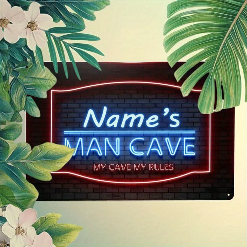 TEMU 1pc Of Metal Sign Personalized Or Text, Featuring A Retro Man . Custom Ramen Aluminum Street Gift Plaque, Decorative Sign Measuring 8x12 Inches (20x30 Cm)