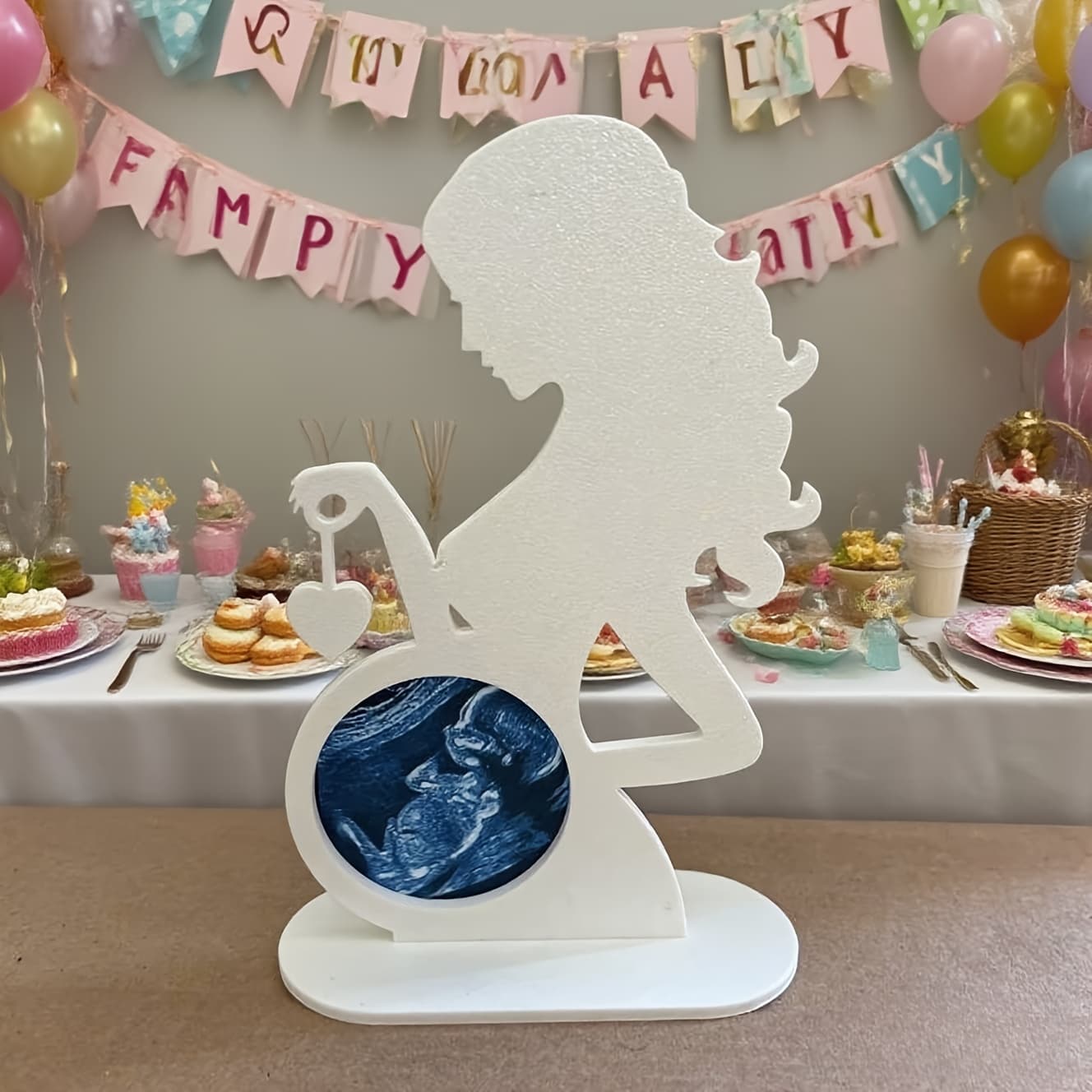 TEMU Keepsake For : A Creative Photo Frame For Ultrasound Images, Perfect Gift For Expecting Mothers And Newborns, Ideal For