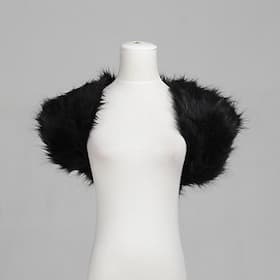 Shrugs Roaring 20s 1920s Faux Fur Shawl The Great Gatsby Charleston Fancy Dress Women's Valentine's Day Masquerade Party Wedding Guest Party Evening Wear Adult
