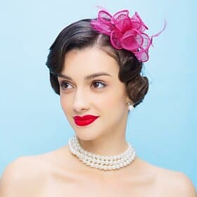 Tulle / Plume Chapeau Kentucky Derby / Bandeaux / Fascinateurs avec 1 Mariage / Occasion spéciale / Décontractée Casque