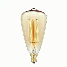 1 Stück 40 W E14 ST48 Warmweiß 2300 k Retro / Abblendbar / Dekorativ Glühende Vintage Edison Glühbirne 220-240 V