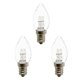 3 stücke led nacht glühbirne 1 watt kandelaber e12 tageslicht warmweiß für schlafzimmer veranda treppe lampe weihnachtsbeleuchtung