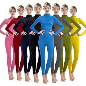 Zentai-Anzüge Cosplay Kostüm Catsuit Karnevalskostüm Ganzkörperanzug Königstag Herren Damen Sex Einfarbig Elasthan Lycra Kostüm für Halloween Karneval Maskerad
