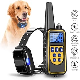 Hunde Halsbänder Hundetrainingshalsbänder Anti Bark Elektrisch Fernbedienung Ferngesteuert Klang Vibration Klassisch