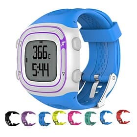 Bracelet silicone sport pour Garmin Forerunner 15 10, bracelet de remplacement respirant business