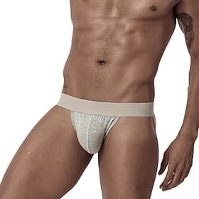 Herre jockstrap Atletiske supportere Undertøy Sport Utendørs treningsklær Sommer Vår Høst Vinter Bomull Hurtigtørkende Myk Pustende Treningsøkt Oppvisning Tre