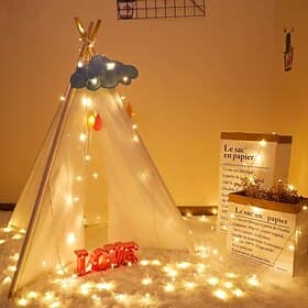 3m 6m 10m LED String Lights 20 40 80 LED for Holiday Party Wedding Bedroom Patio Decoration Flasher Fairy Lights