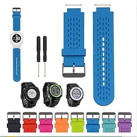 Watch Band for Garmin Approach S4 / S2 Silicone Replacement Strap with Removal Tool Elastic Adjustable Sport Band Wristband