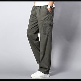 Herren Wanderhosen Arbeitshosen Taktische Hosen Militär Frühling Winter Herbst Außen Normale Passform Ripstop Winddicht Multi-Pocket Schnelltrocknend Hosen Unt