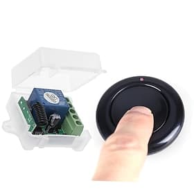 LITBest Smart bryter AK-RK01SYAK-SOS Black til Daglig / Stue / Soverom Fjernstyrt / Kreativ / Enkel å installere Fjernkontroll Trådløs 12 V