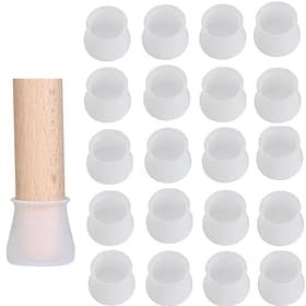 20pcs Silicone Furniture Legs Protector Chairs Desk Table Legs Feet Pad Cover Floor Protector Silicon Chair Leg Protector