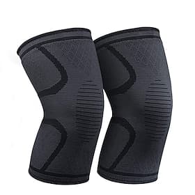 Compression Sleeve for Knee 2pcs/Pack Knee Brace-Knee Support Men and Women for Running Hiking Basketball Tennis Gym Weightlifting