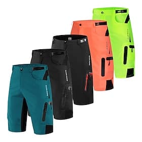 WOSAWE Men's Bike Shorts Cycling MTB Shorts Baggy Shorts Breathable Quick Dry Loose Fit Zipper Pockets Waterproof Summer bike wear Bottoms Mountain Bike MTB Ro