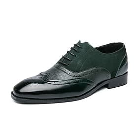 Homme Oxfords Chaussures derby Chaussures formelles Chaussures Bullock Chaussures habillées Décontractées Britanique du quotidien Soirée Evénement Fête de la