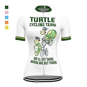 Femmes Maillot de cyclisme Graphique À Motifs Drôle Manche Courte Cyclisme Maillot Top avec 3 poches arrière VTT Vélo tout terrain Cyclisme sur route Séchage R