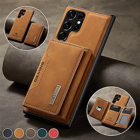 Handy Hülle Handyhüllen Für Samsung Galaxy S26 Ultra Plus S25 S24 S23 S22 Plus Ultra S23 FE A55 5G A35 5G A15 A14 Brieftaschenhülle Geldbörse Magnetisch Vollsc