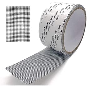 Window Screen Repair Kit Tape 5x2m Strong Adhesive Waterproof Fiberglass Covering Mesh Tape for Covering Window Door Tears Holes Screen Patch Repair Kit