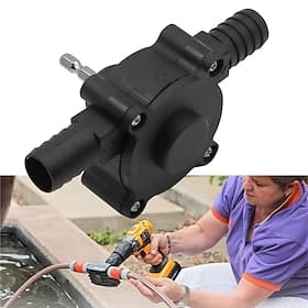 vannpumpe mini elektrisk drill driver bærbar elektrisk borepumpe storstrømspumpe selvsugende overføringsoljevæske vannpumpe