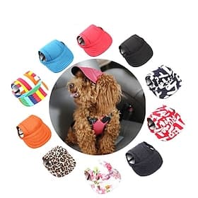 Dog Cat Pets Hats, Caps Bandanas Bandanas Hats Sport Hat Visor Cap Puppy Clothes Fashion Sports Outdoors Dog Clothing for Husky Labrador Alaskan Malamute Go