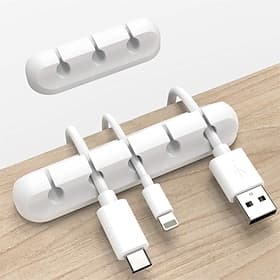 2 Packs Cable Clips Cord Organizer Cable Management Cable Organizers USB Cable Holder Wire Organizer Cord Clips Cord Holder for Desk Car Home and Office (53 Sl