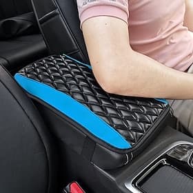 Auto-Mittelkonsolen-Abdeckung, universell passend für Nissan und Ford Fusion, SUV/LKW/Auto, wasserdichte Auto-Armlehne, Sitzkastenabdeckung, Leder, Auto-Armleh