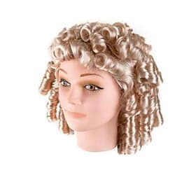 Cosplay Wigs Blonde Curly Synthetic Hair Medium Length Wigs Women's Wigs For Party