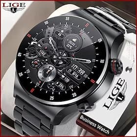 LIGE BW0382 Orologio intelligente 1.32 pollice Orologio da Corsa Fitness Smartwatch Bluetooth Contapassi Promemoria chiamata Promemoria sedentarietà Compatibil