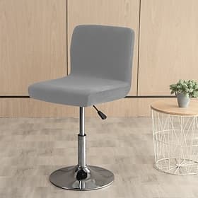 Bar Stool Cover Burgundy Counter Stool Pub Chair Slipcover for Dining Room Velvet Barstool Protector Covers Slipcover Parson Chair Covers Set of 2, Thick Soft