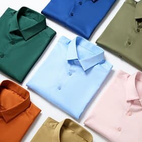 Voor heren Overhemd Strijkvrij overhemd Bruiloft Toimisto ura Zwart Wit Lichtgroen Donker Marine Lange mouw Revers Lente Herfst Kleding