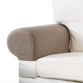 2 Pcs Stretch Armrest Covers Spandex Jacquard Arm Covers Soft and Elastic Protector for Chairs Couch Sofa Armchair Slipcovers Recliner Sofa