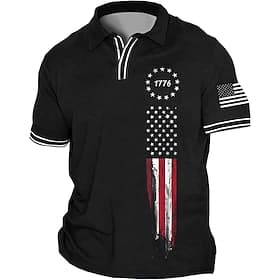 Homme Grande Taille POLO Grand et grand Imprimés Photos Col rabattu Imprimer Manche Courte Printemps été Sportif Mode Vêtement de rue Design Extérieur Plein Ai