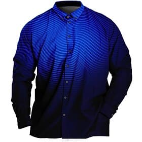 Men's Plus Size Shirt Big and Tall Graphic Prints Turndown Print Long Sleeve Spring Summer Sports Fashion Streetwear Designer Outdoor Street Tops