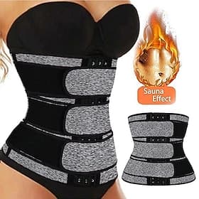 Body Shaper Schweiß Taillentrimmer Saunagürtel Sport Neopren Yoga Fitnessstudio Workout Pilates verstellbar langlebig Gewichtsverlust Bauchfettverbrenner Heißs