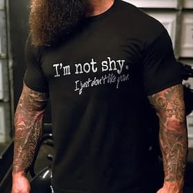 Men's Plus Size T shirt Tee Big and Tall Graphic Crewneck Print Short Sleeves Streetwear Stylish Casual Tops Outdoor Going out Tops