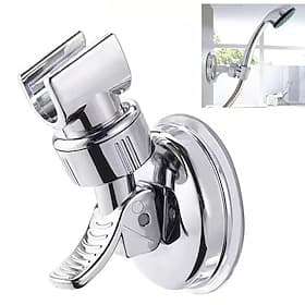Shower Head Holder Suction Cup Handheld Showerhead Bracket Adjustable Height Shower Holder