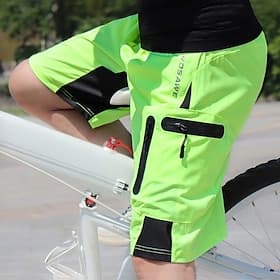 Herren Gemustert MTB-Fahrradhose Fahrradshorts Fahhrad Shorts Weite Shorts Mountainbike MTB Straßenradsport Sport Schnelltrocknend Leicht Reflektierende Streif